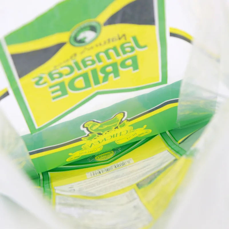 LDPE/CPP/OPP Frozen Food Back-Seal Bag for Chicken & Portioned Meat