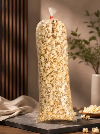Clear LDPE Flat Open-End Poly Bag for Food and Dry Goods