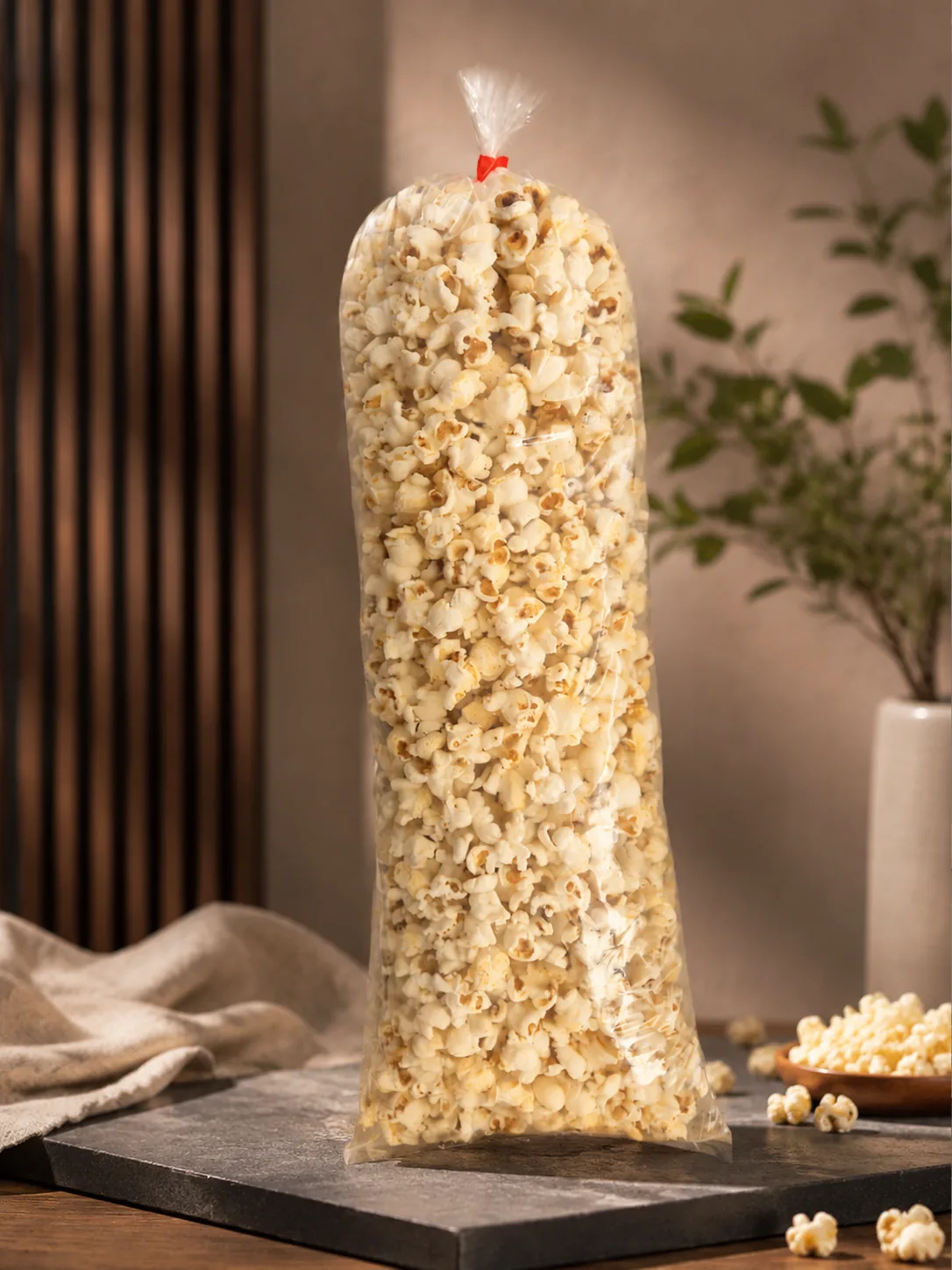 Clear LDPE Flat Open-End Poly Bag for Food and Dry Goods