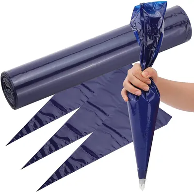 LDPE Large Disposable Piping Bag — 21-inch, Roll Format, Multiple Colours