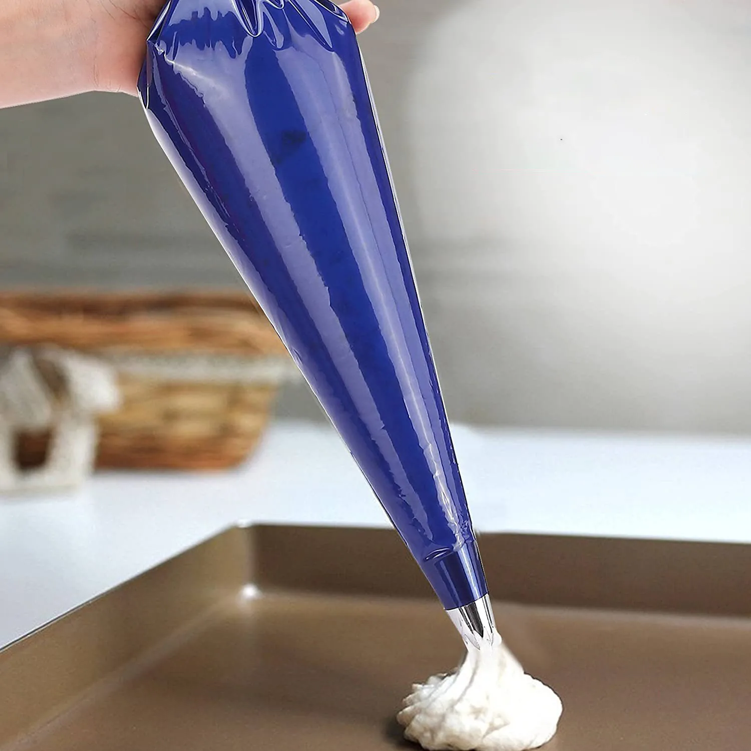 LDPE Large Disposable Piping Bag — 21-inch, Roll Format, Multiple Colours