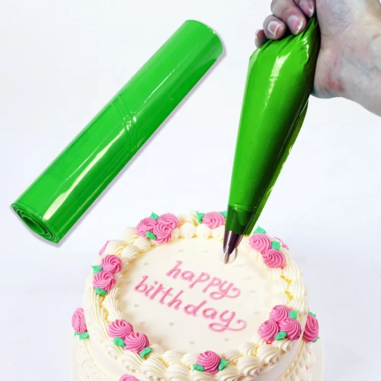 LDPE Pastry Piping Bags on Roll — 30 pcs / Roll, Burst-Proof