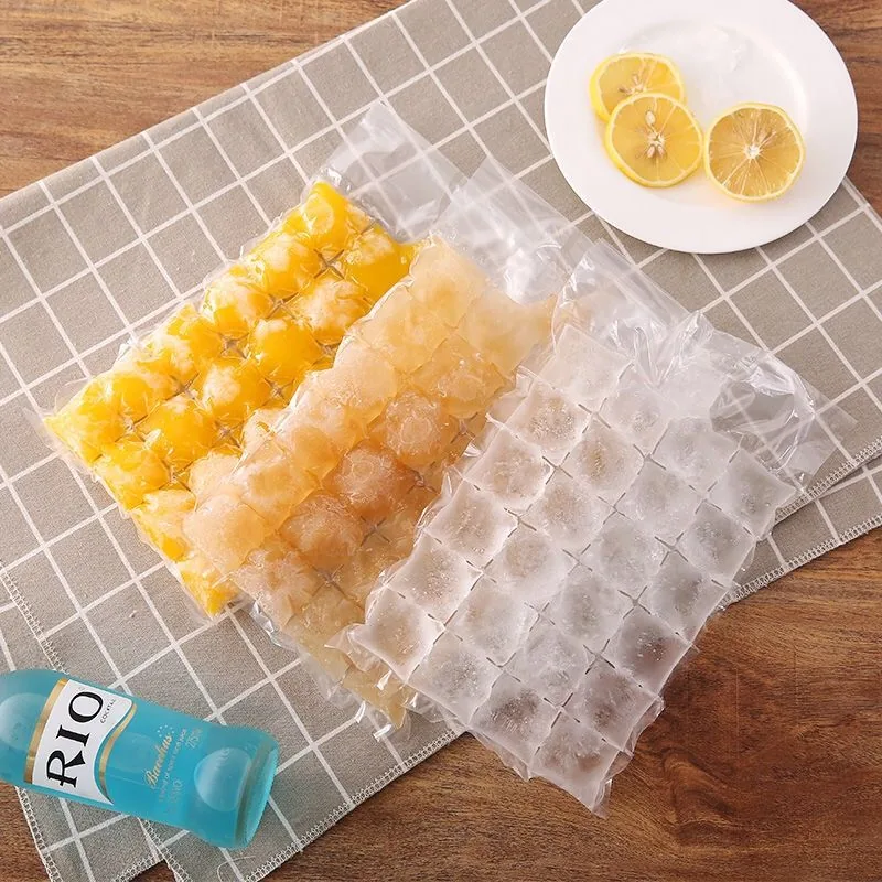 LDPE Self-Seal Ice Cube Bags — 16, 24 or 28 Cubes, 30 Micron