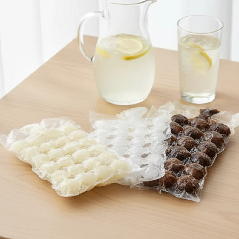 LDPE Self-Seal Ice Cube Bags — 16, 24 or 28 Cubes, 30 Micron
