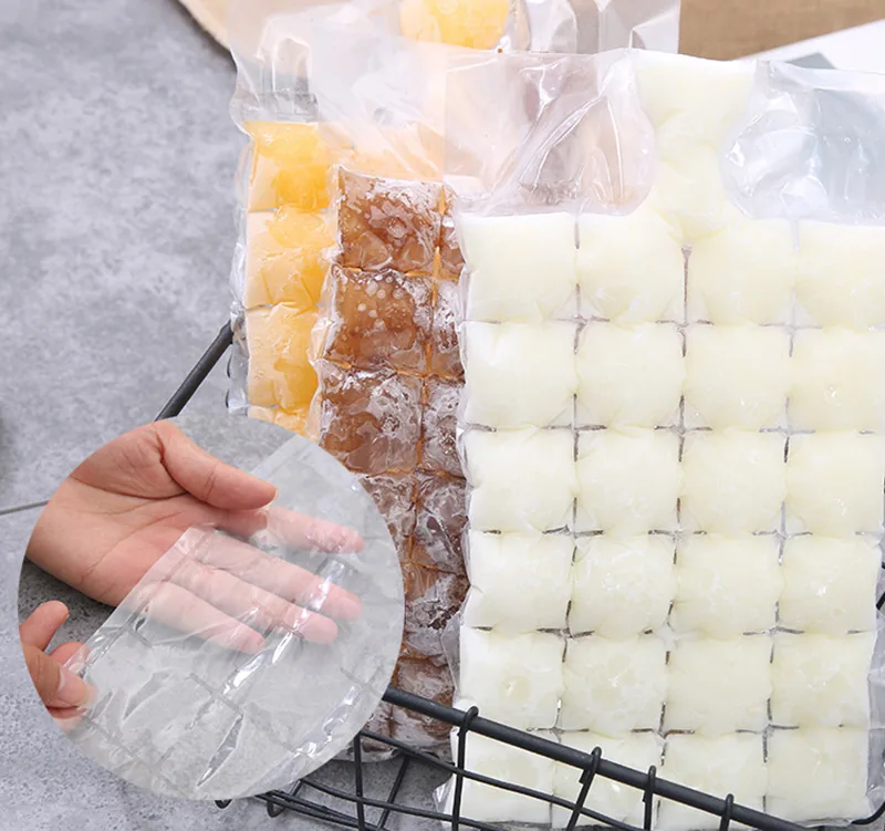 LDPE Self-Seal Ice Cube Bags — 16, 24 or 28 Cubes, 30 Micron