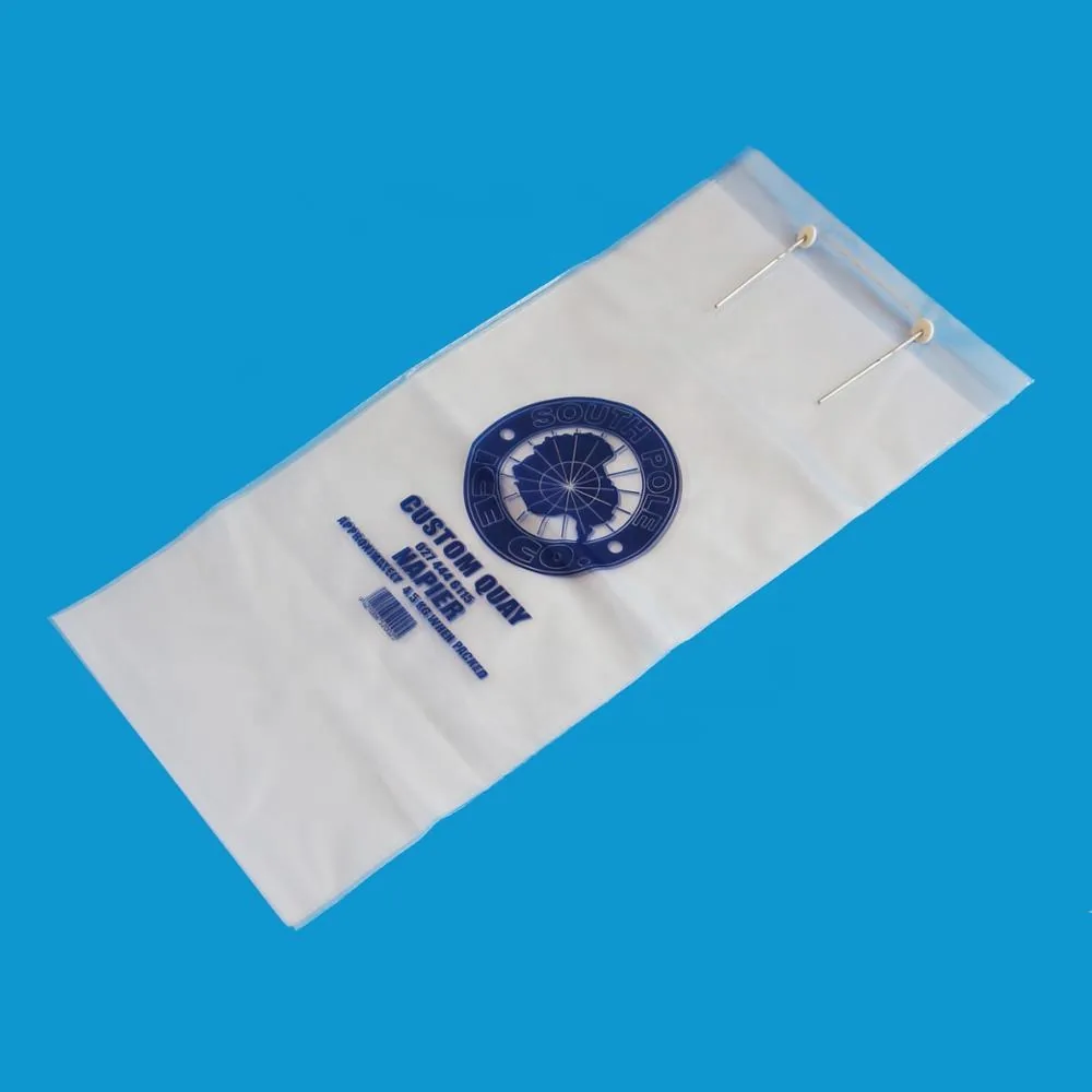 Custom-Printed LDPE Wicket Ice Bags — Square Bottom, Food Grade