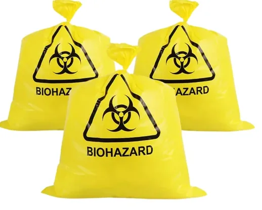 Leak Proof Autoclavable Biohazard Bag