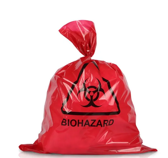 Leak Proof Autoclavable Biohazard Bag