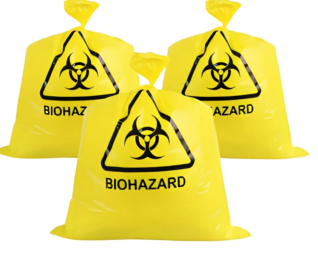 Leak Proof Autoclavable Biohazard Bag
