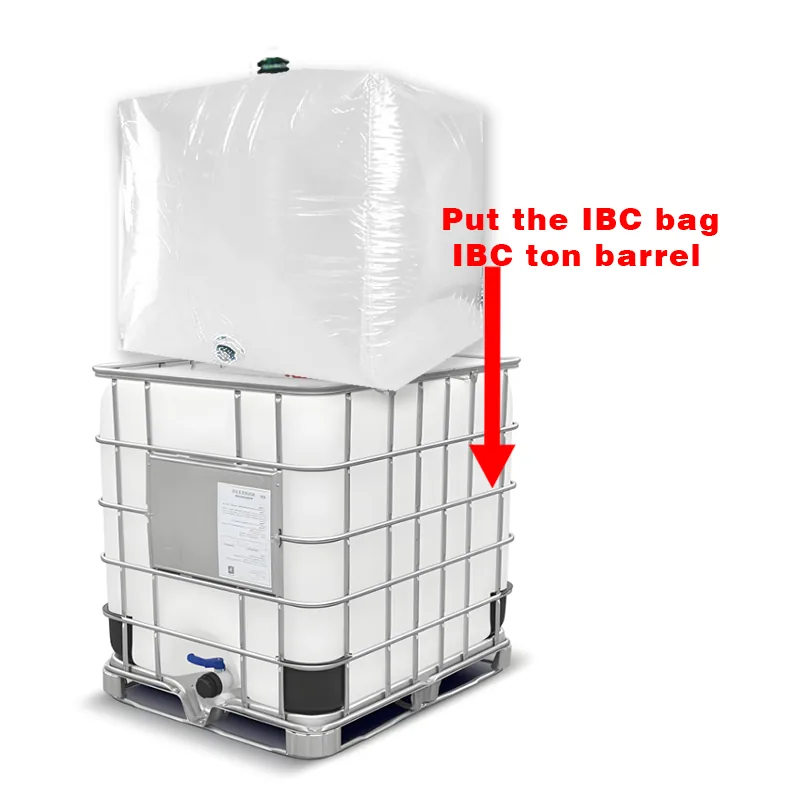 Liquid Aseptic Packaging Bag IBC Flexitank Container with Liner Bag for Wine Mineral Water and Milk 1000L