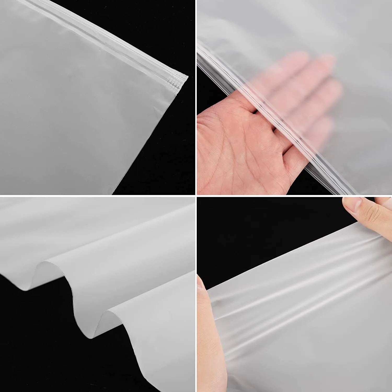 LT Biodegradable Printed Packaging Tshirt Clothes Bag Plastic Packaging Slider Ziplock Custom Frosted Pe Zipper Bag for Clothing