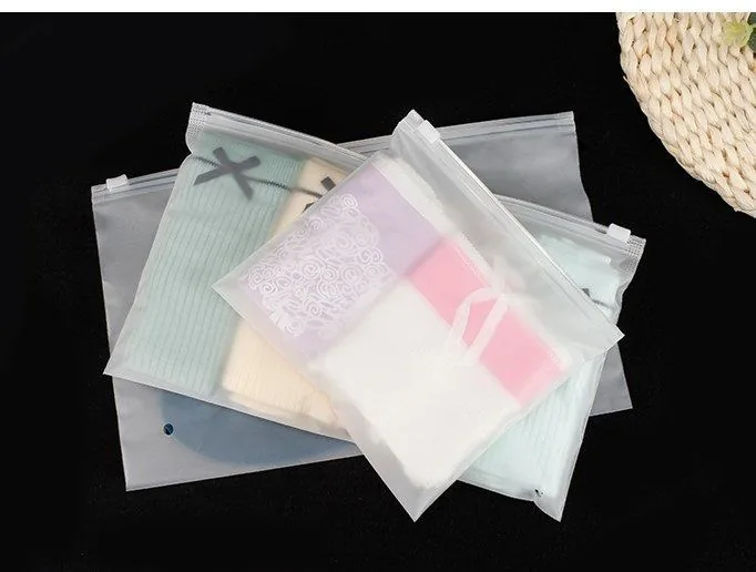 LT Biodegradable Printed Packaging Tshirt Clothes Bag Plastic Packaging Slider Ziplock Custom Frosted Pe Zipper Bag for Clothing