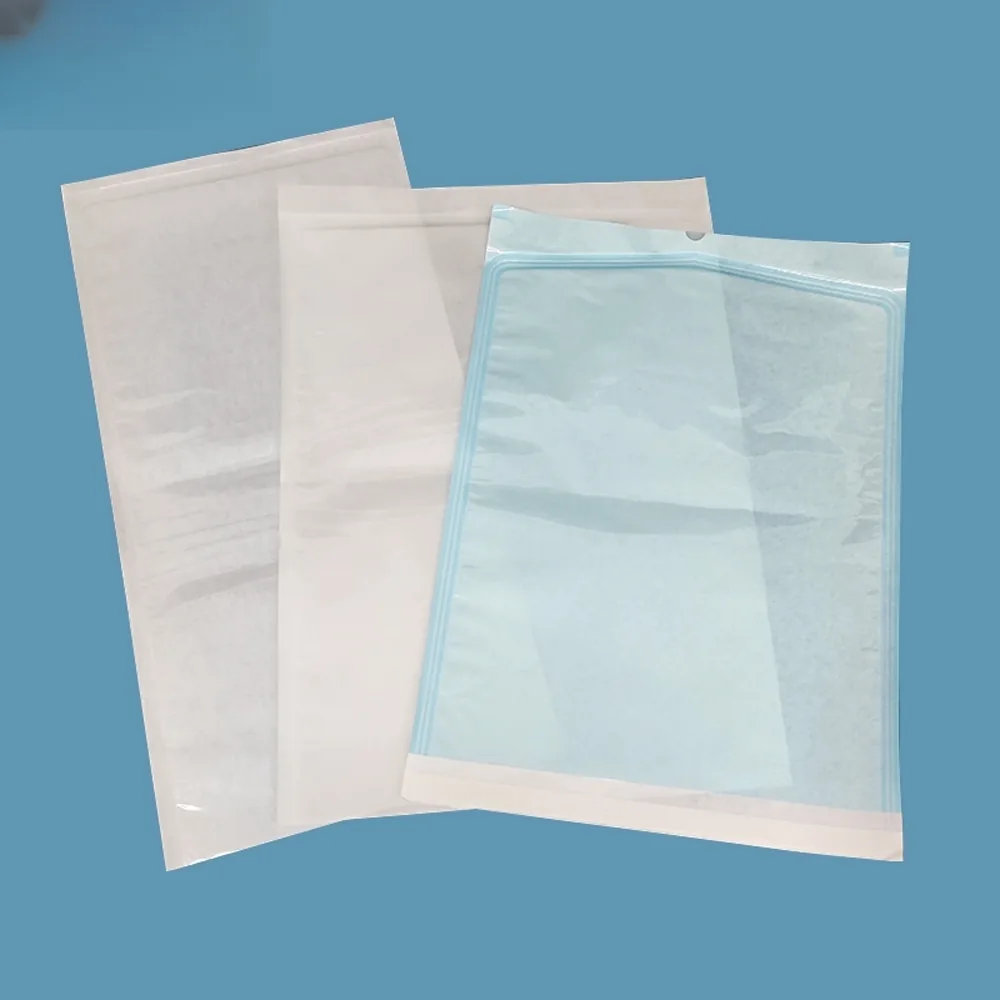 Medical Grade Disposable Self-Sealing Sterilization Bag Plastic Instruments Dental Pouches for Self-sterilization