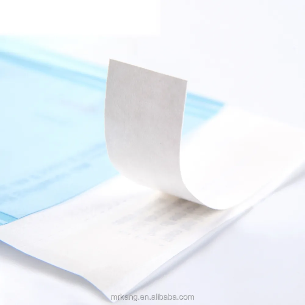 Medical Grade Self Sealing Autoclave Sterilization Pouch Indicator 200Pcs Box Disposable Disinfection Bags Dental Lab