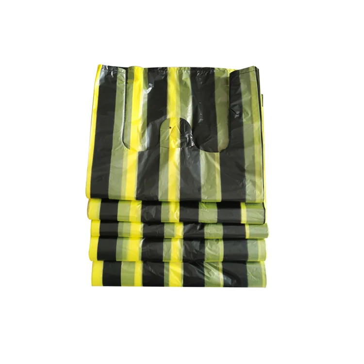 Multi Size Custom Logo Printed Portable Shopping Vest Plastic Sack Poly Carrier Bag HDPE LDPE T Shirt Bag