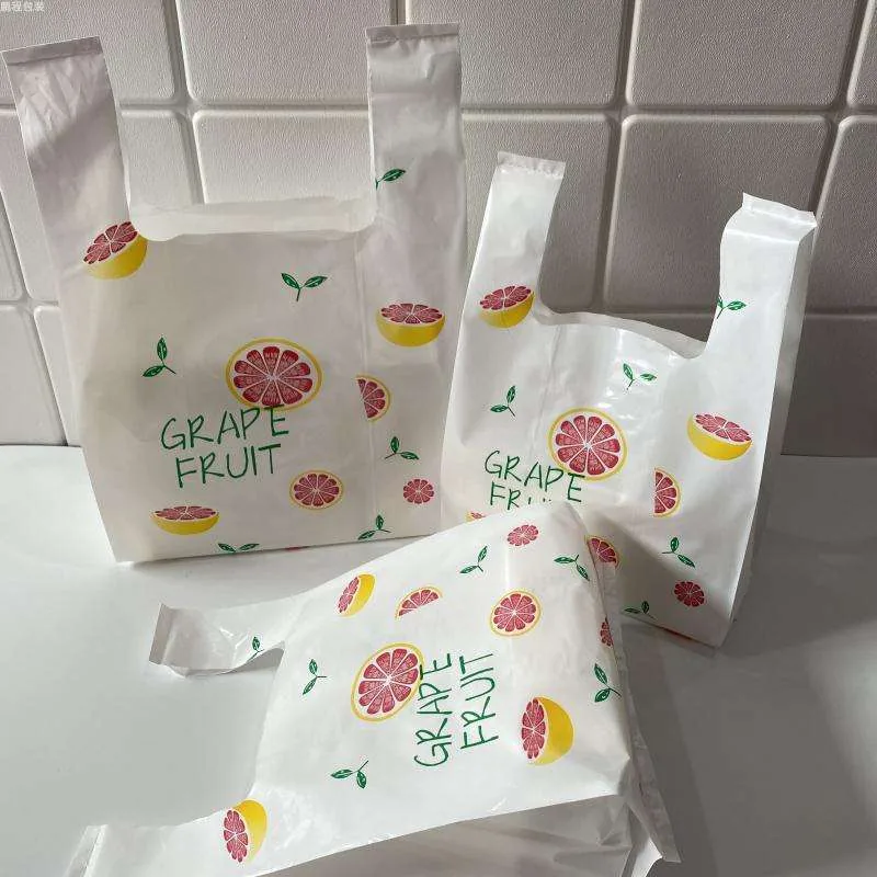 Multi Size Custom Logo Printed Portable Shopping Vest Plastic Sack Poly Carrier Bag HDPE LDPE T Shirt Bag