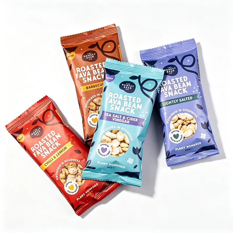 Nylon/Foil Centre-Seal Pillow Pouch for Cookies, Biscuits & Snacks