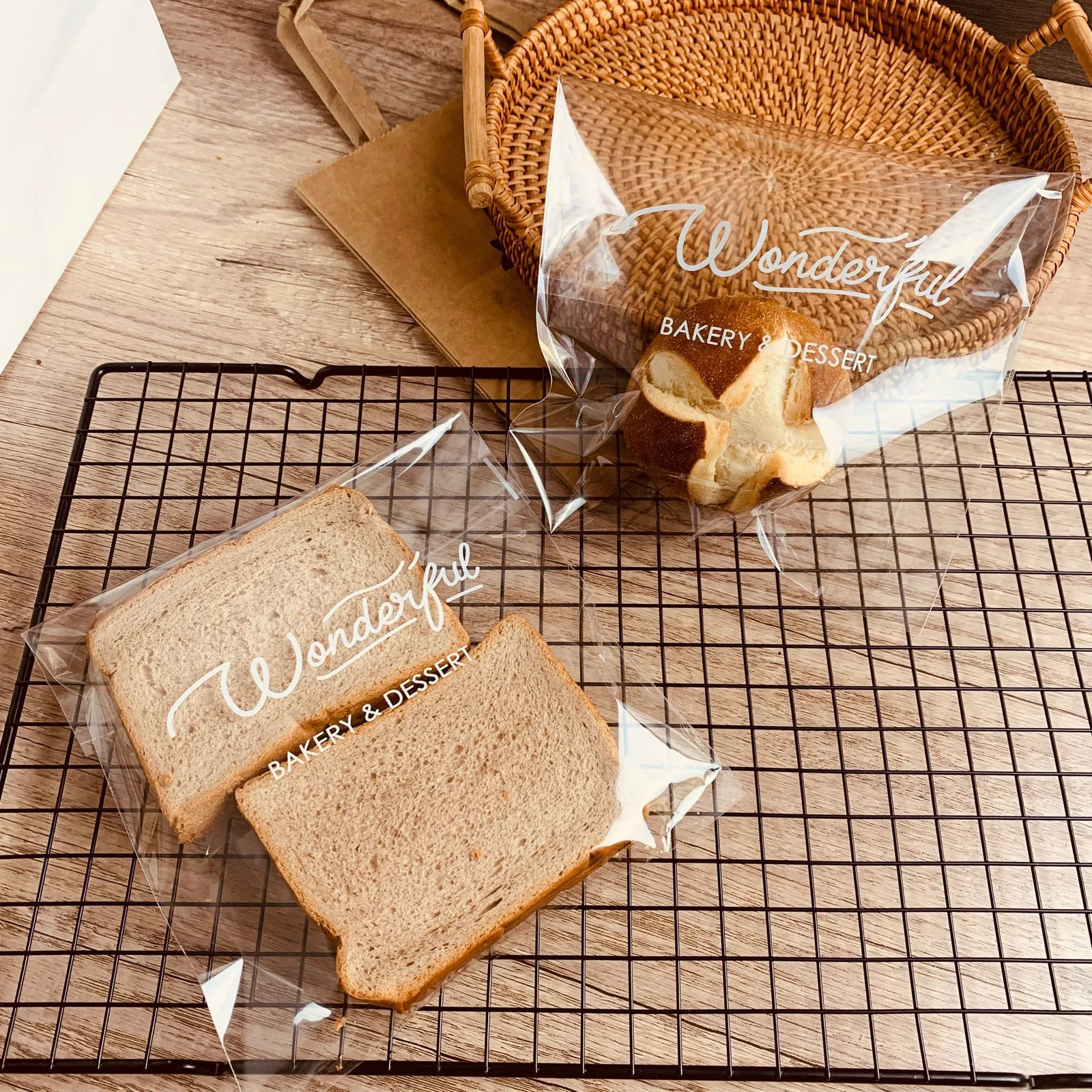 Transparent OPP Self-Adhesive Bread and Cookie Bag