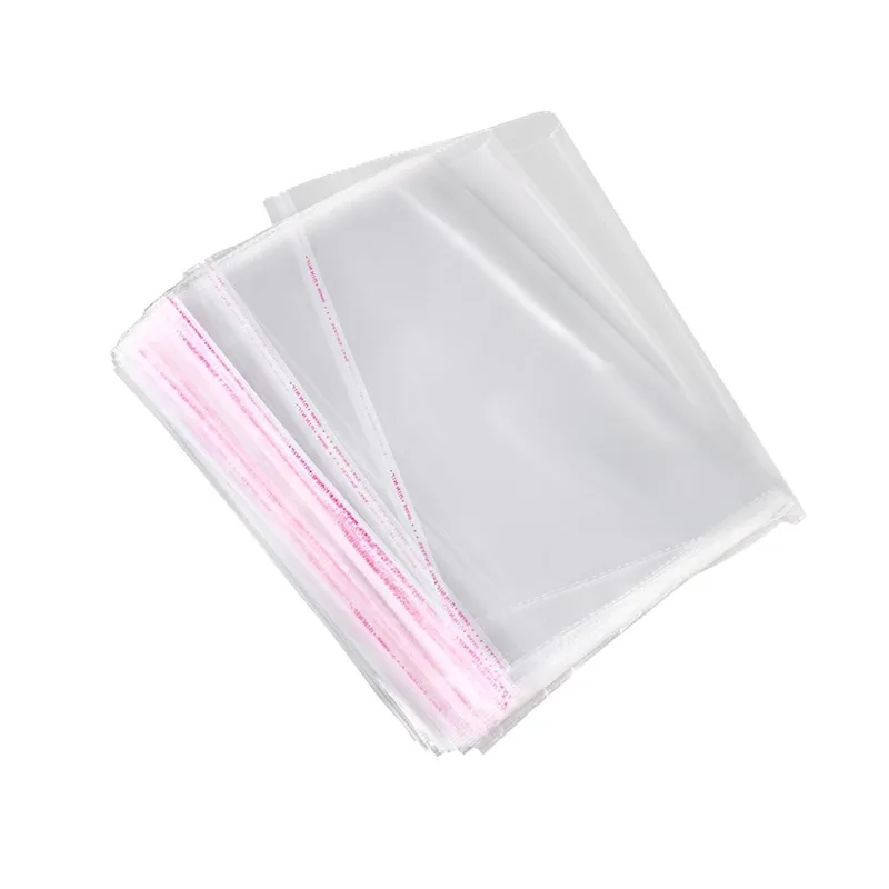 OPP Self-Adhesive Resealable Bags Transparent Plastic High-Clarity Packaging Garment Socks Clothing Jewelry Customizable