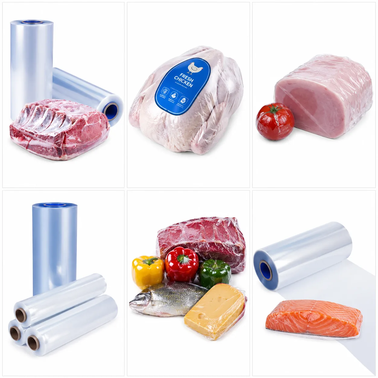 PA/EVOH/PE Multi-Layer Shrink Bag for Beef, Poultry & Cheese