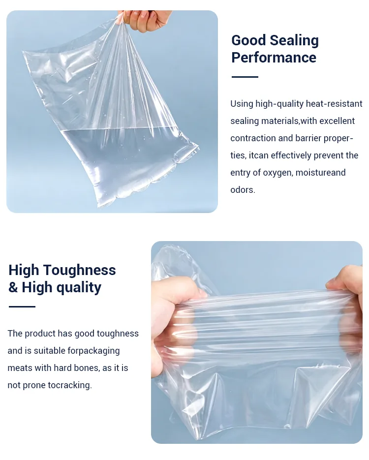 PA/EVOH/PE Multi-Layer Shrink Bag for Beef, Poultry & Cheese