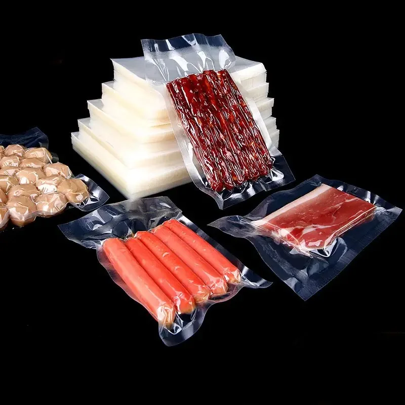 Smooth PA/PE Vacuum Bag for Chamber Sealers — Meat and Cheese