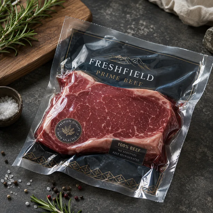 PA/PE High-Barrier Vacuum Bag for Meat, Seafood & Frozen Food