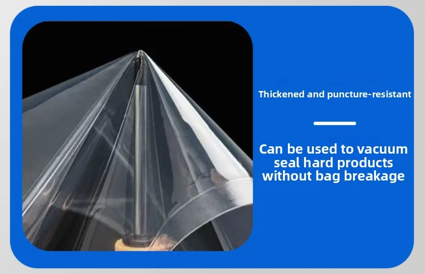 PA/PE Clear Vacuum Bag for Pizza, Salad & Baked Goods