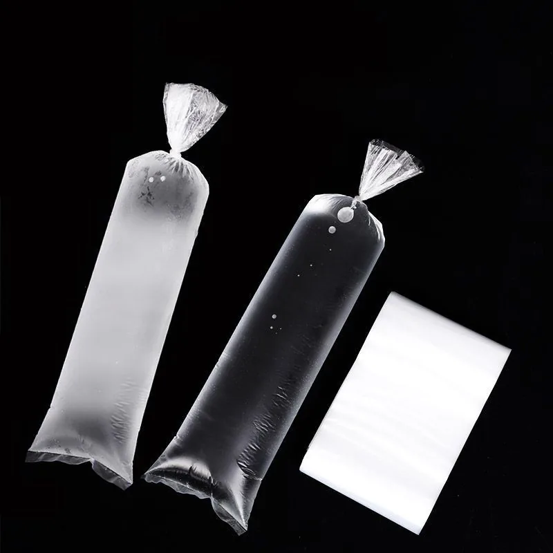 PE Long-Strip Ice Pop & Ice Lolly Bags — 500 Pieces per Pack