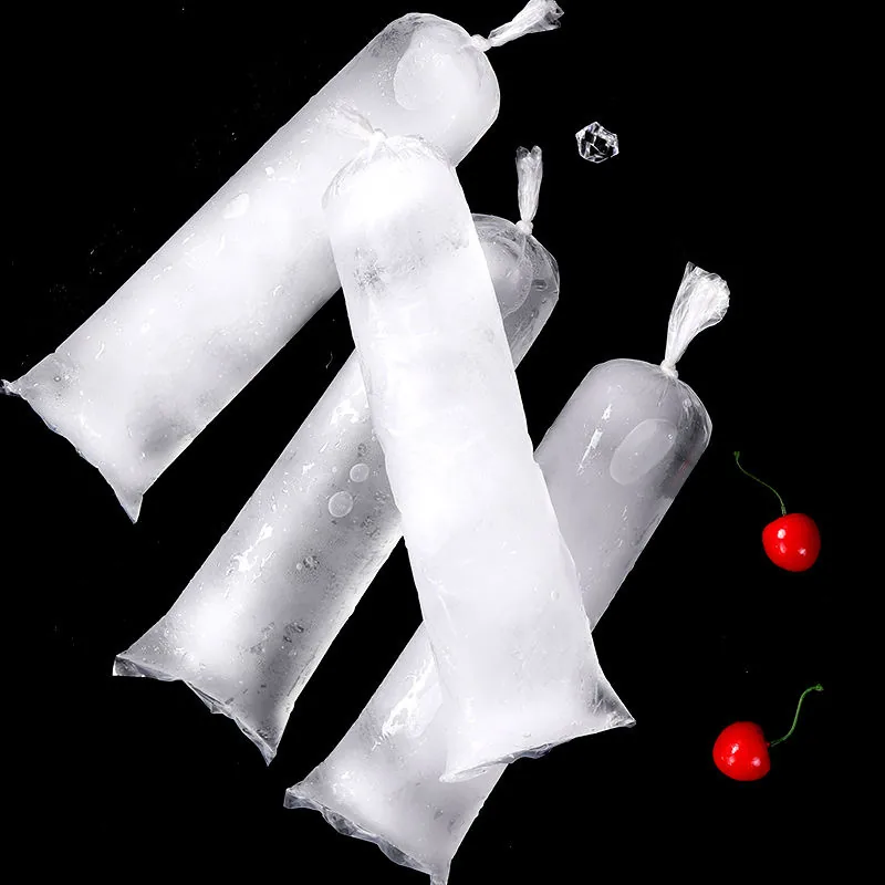 PE Long-Strip Ice Pop & Ice Lolly Bags — 500 Pieces per Pack