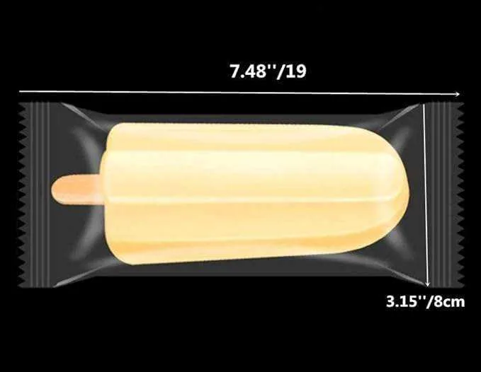 PET/CPP Side-Gusset Wrapper for Ice Lollies & Popsicles