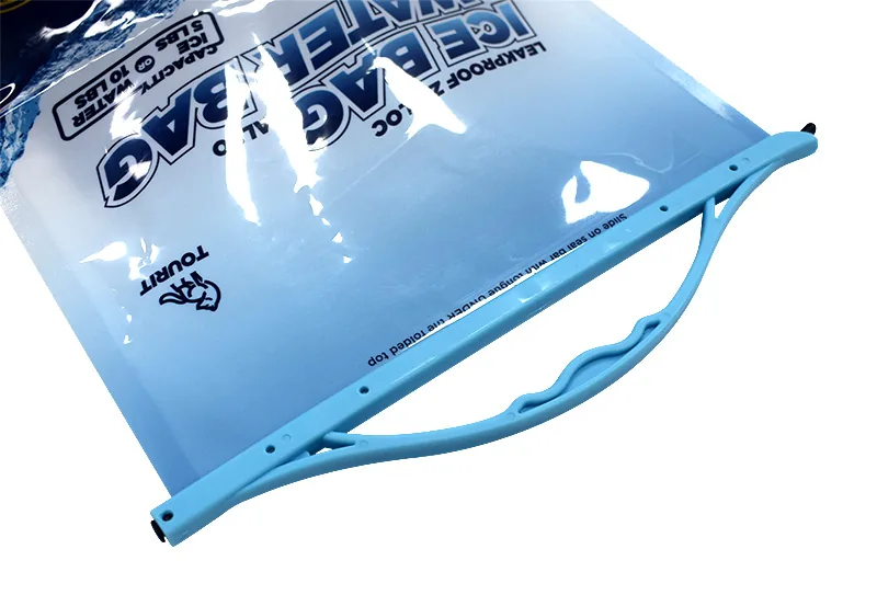 5 L PET/PA/PE Collapsible Water & Ice Bag with Spout and Clamp Handle