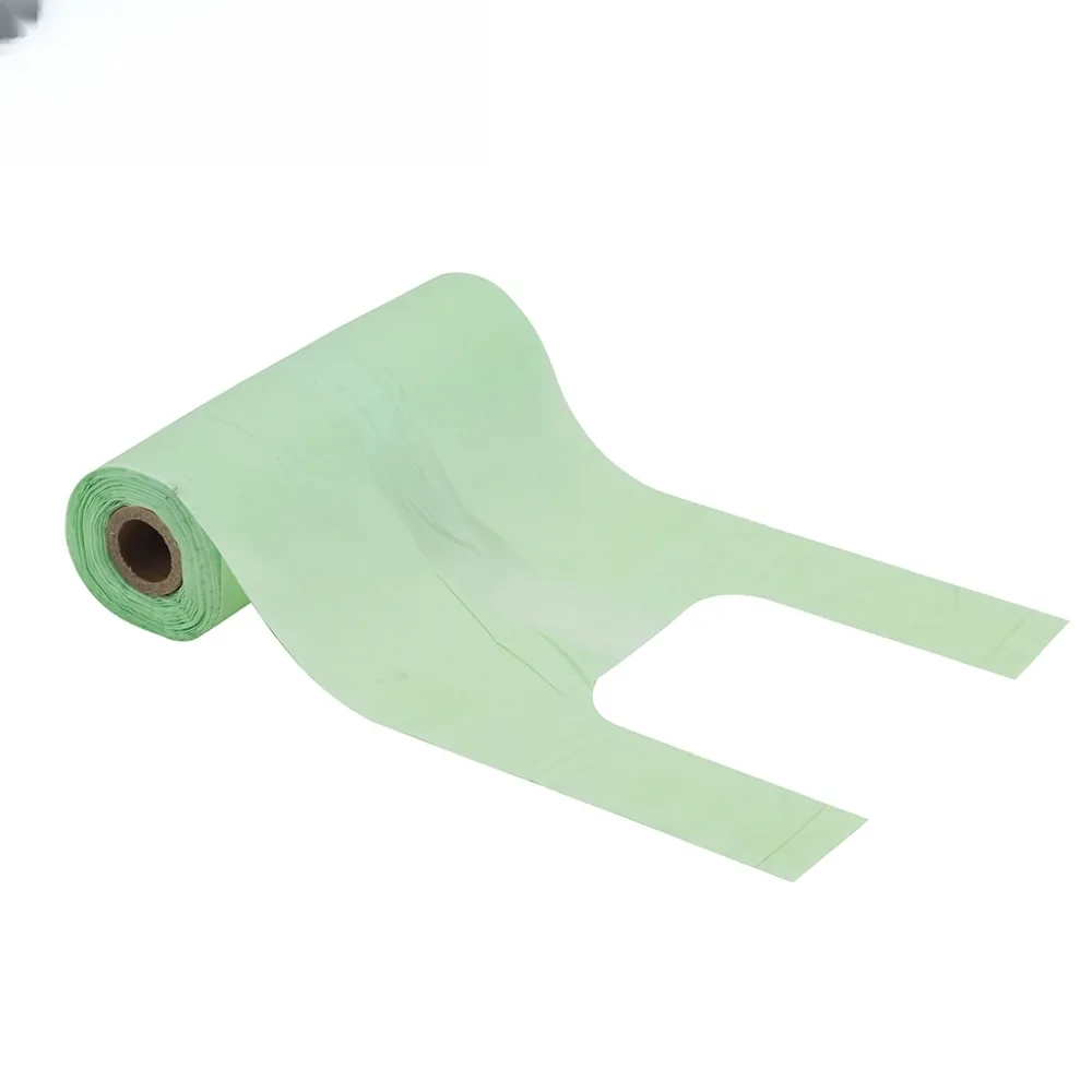 PLA PBAT Biodegradable T-shirt Bag Compostable Shopping Grocery Vest Carrier Custom Logo Printed