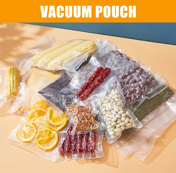 Plastic Boiling Vacuum Packaging Sealer Bag Clear Roast Meat Corn High Temperature Co-extrusion Retort Pouch Food Storage Food
