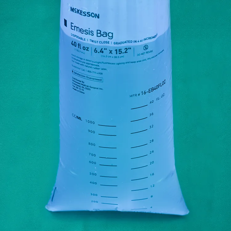 Portable Disposable Medical Plastic Leakproof Emesis Bags Vomit Bags for Travel Motion Sickness