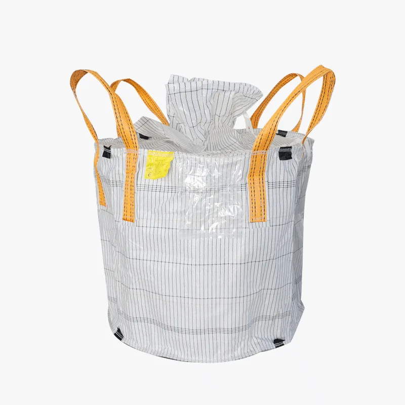 PP Material 5:1 Safety Factor Ton Bag Jumbo Bag 1000Kg Standard Fibc 4 Loops Eco-friendly Portable Sand Bags