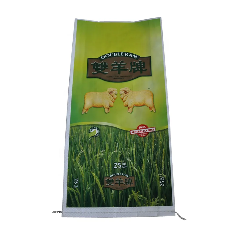 PP Woven Animal Feed Pet Feed Laminated Bag with Block Bottom 20kg 50kg