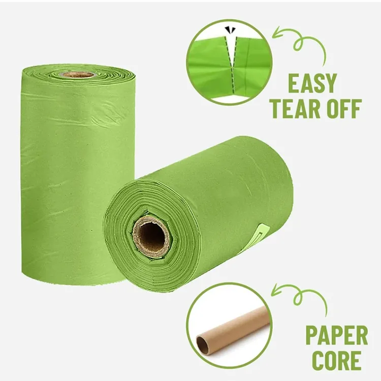 Priced OEM Compostable Plastic Pet Poop Waste Bags for Dogs for Waste Management