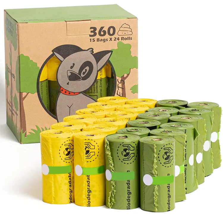 Priced OEM Compostable Plastic Pet Poop Waste Bags for Dogs for Waste Management
