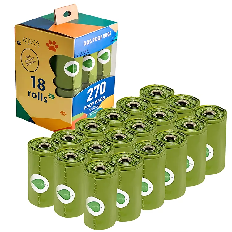 Priced OEM Compostable Plastic Pet Poop Waste Bags for Dogs for Waste Management