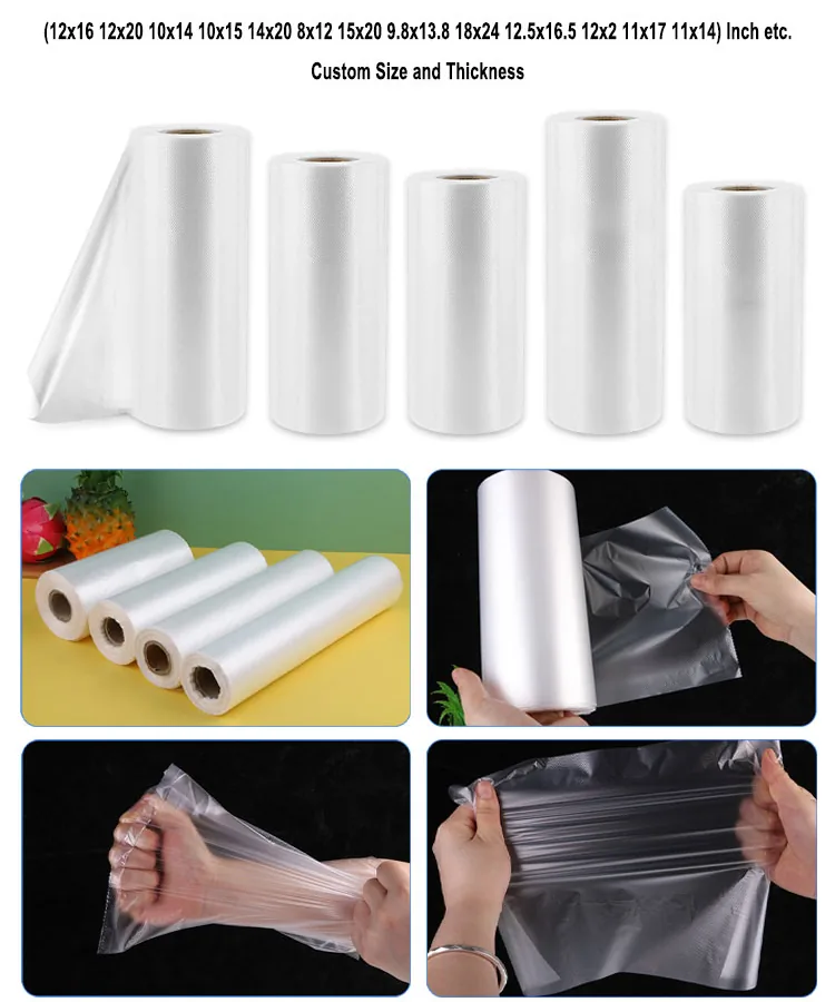 Custom Printed Food Packaging Film Roll — HDPE, LDPE, OPP or PET