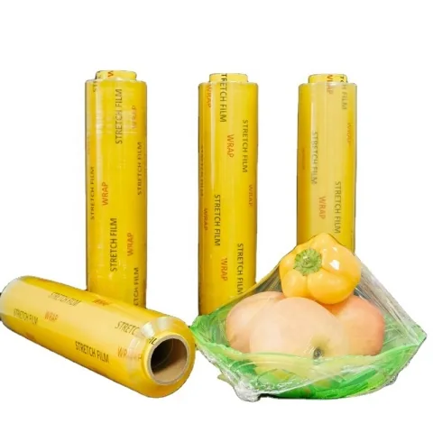 PVC Food Cling Film Roll — 9–20 Mic, 20–80 cm Wide