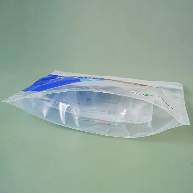 Recyclable Mono-PE Zip Pouch for Snacks — Opaque & Odour Proof