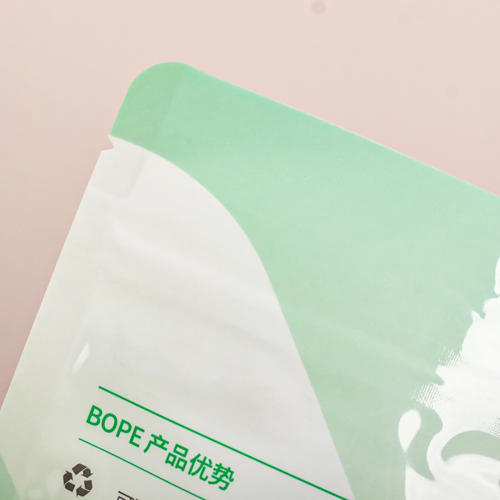 Recyclable Mono-PE Zip Pouch for Snacks — Opaque & Odour Proof