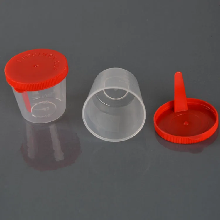 Sample Specimen Collection 30ml 60ml 90ml 120ml Urine &stool Container Plastic Specimen Cup