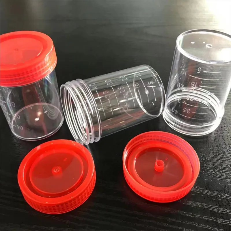 Sample Specimen Collection 30ml 60ml 90ml 120ml Urine &stool Container Plastic Specimen Cup