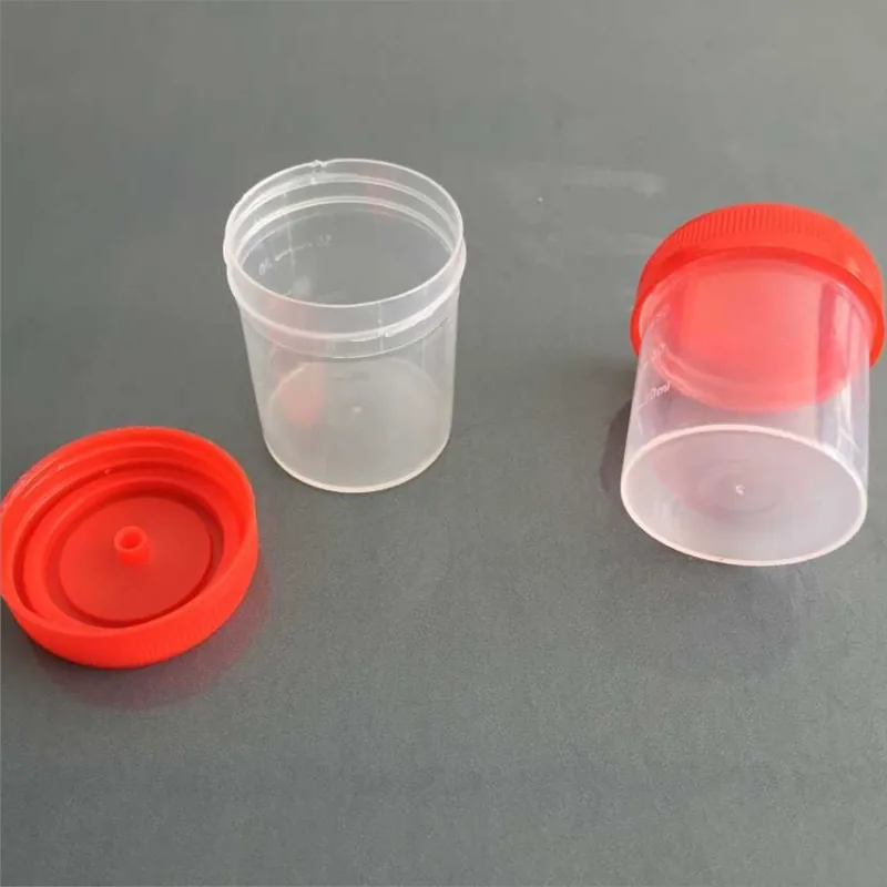 Sample Specimen Collection 30ml 60ml 90ml 120ml Urine &stool Container Plastic Specimen Cup