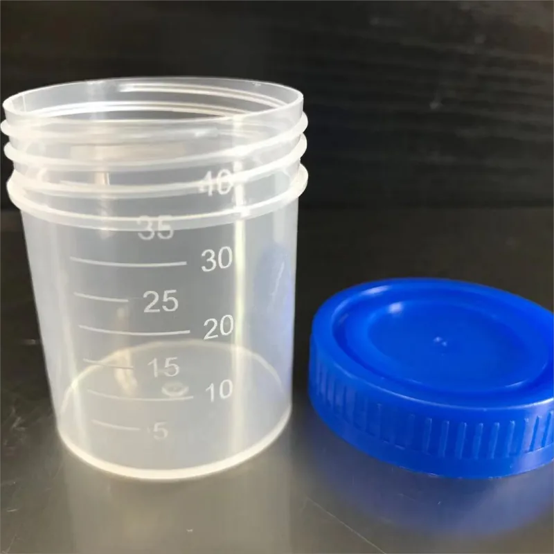 Sample Specimen Collection 30ml 60ml 90ml 120ml Urine &stool Container Plastic Specimen Cup