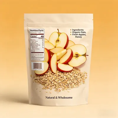 Short-Run Custom Printed Stand-Up Ziplock Food Pouch