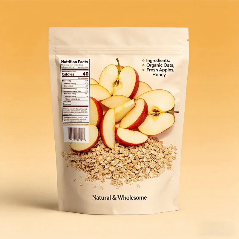 Short-Run Custom Printed Stand-Up Ziplock Food Pouch